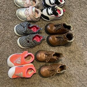 Toddler/baby shoes and boots bundle